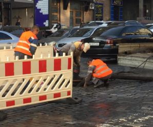 Київтеплоенерго: усувається пошкодження засувки у тепловій камері на вулиці Саксаганського