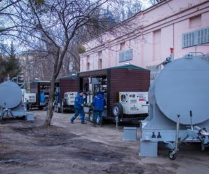 Мобільні котельні КП «Київтеплоенерго» забезпечують теплом Олександрівську лікарню
