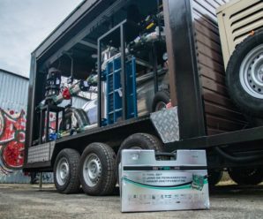 Київтеплоенерго розгорнуло мобільні котельні для опалення лікарні