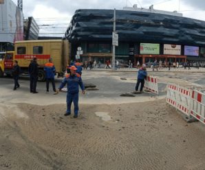 Київтеплоенерго локалізувало місце пошкодження на вулиці Антоновича