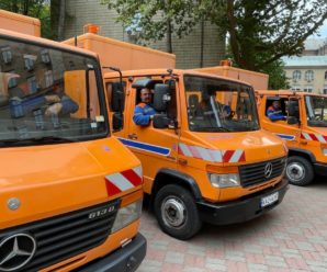 Київтеплоенерго отримало п’ять спецаварійок від німецького міста Лейпциг