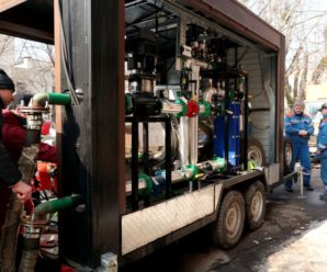 Протягом зими в Києві розгортали 13 мобільних котелень, щоб безперебійно постачати тепло в лікарні й житлові будинки під час аварійних ситуацій