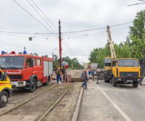 На вул. Остафія Дашкевича замінили пошкоджену ділянку тепломережі