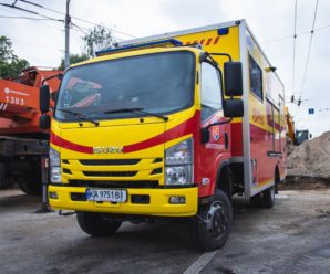 Київтеплоенерго усуває пошкодження тепломережі на вулиці Остафія Дашкевича